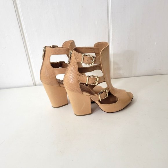 Schutz Atanado Soft High Heel Sandals Booties - Picture 3 of 7